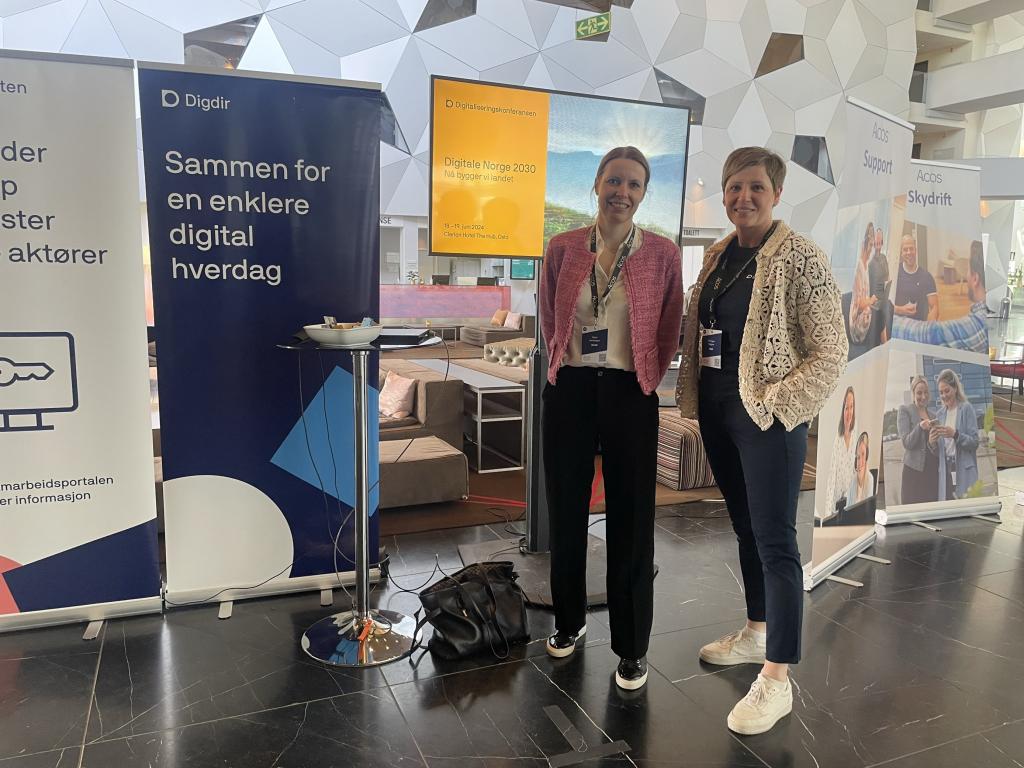 Digdir-stand på Acos brukerseminar