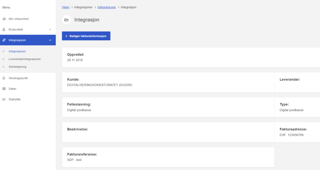 Bildet viser hvordan du endrer på valgt løsning